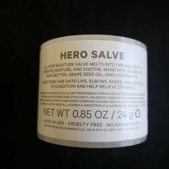 MILK MAKEUP Hero Salve moisturizing lips skin Full Size .85oz / 24 g NEW - Picture 3 of 4
